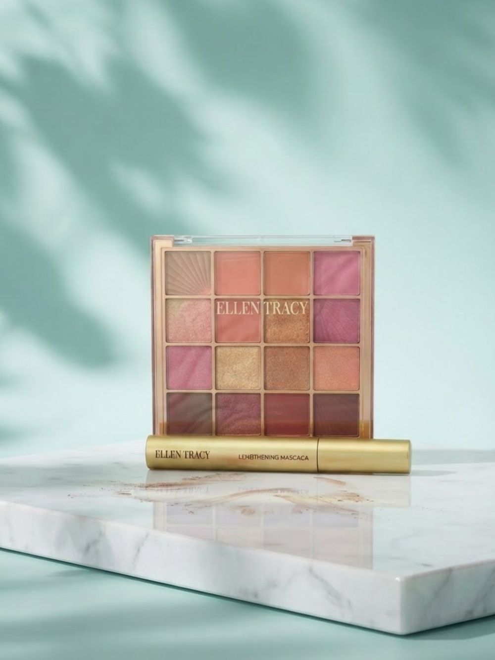 Ellen Tracy Rose & Taupe Eyeshadow Palette Duo